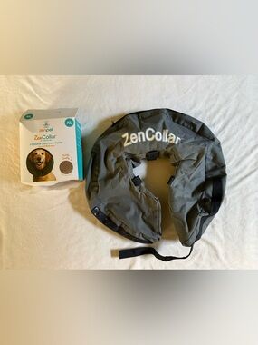 Inflatable Dog Recovery Collar / e-collar in Gray XL